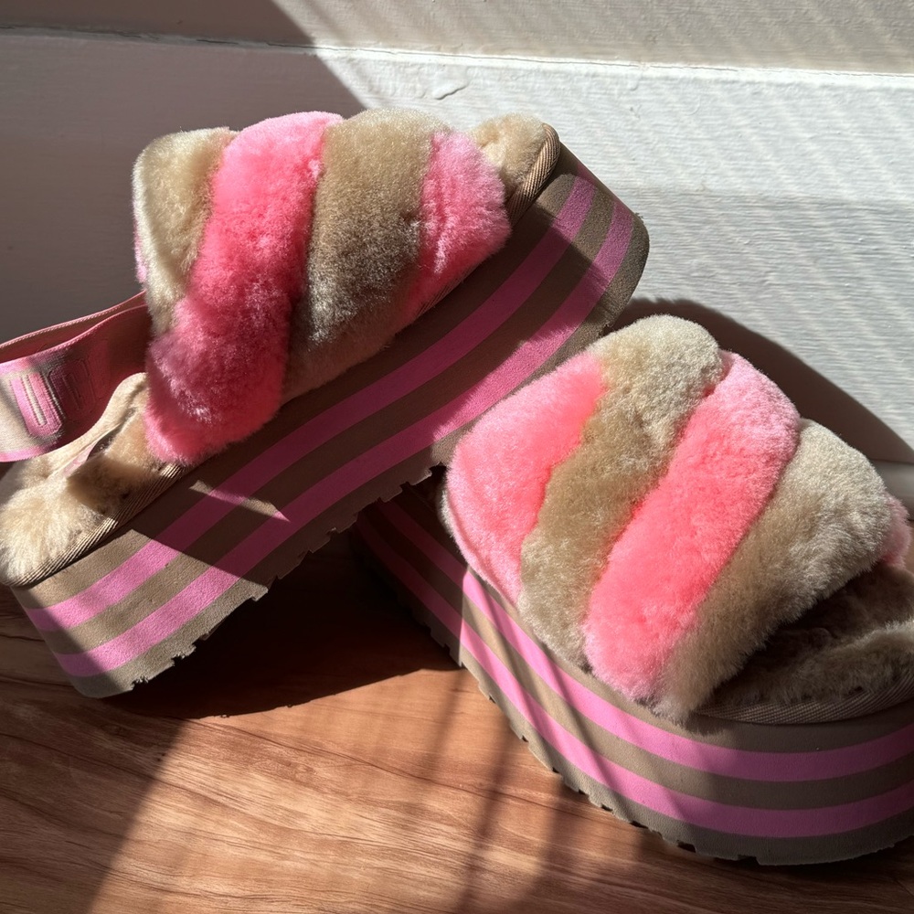 Ugg platform disco skippers